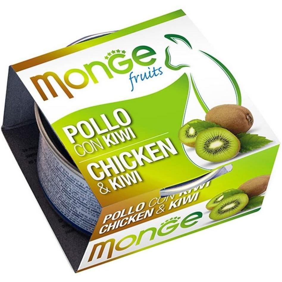 Monge Natural Fruits Pollo con Kiwi 80gr Alimento umido per Gatti Monge Natural Fruits Pollo con Kiwi 80gr Alimento umido per Gatti